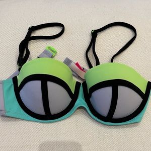 Victoria’s Secret multi-color Push Up Bikini top
